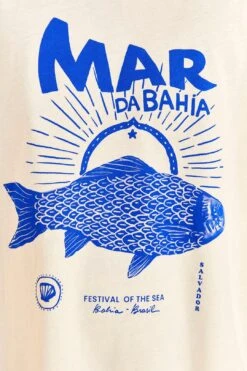 Farm Rio White Mar Da Bahia Organic Cotton T-shirt -Perfect Top Shop 310696 05