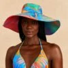 Farm Rio Blue Painted Birds Hat -Perfect Top Shop 310717 01