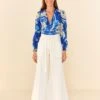 Farm Rio Off White Twill Pants 2 Farm Rio Off White Twill Pants -Perfect Top Shop 311317 01