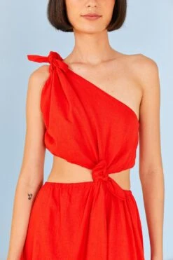 Red Knot Midi Dress -Perfect Top Shop 311386 03