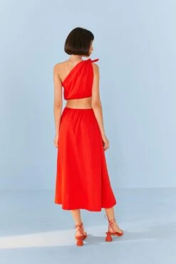 Red Knot Midi Dress -Perfect Top Shop 311386 04