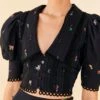 Farm Rio Zodiac Cross Stitch Crop Top -Perfect Top Shop 311429 03