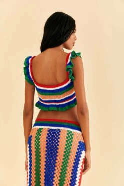 Farm Rio Pitta Crochet Top -Perfect Top Shop 311934 04