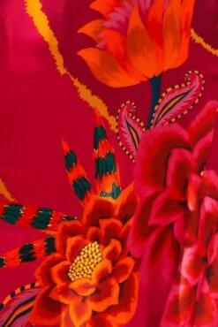 Farm Rio Vintage Wave Circle Cut-Out Midi Dress -Perfect Top Shop 312373 06