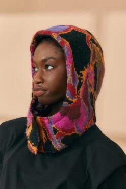 Farm Rio Black Wild Horses Reversible Puffer Jacket -Perfect Top Shop 312503 06