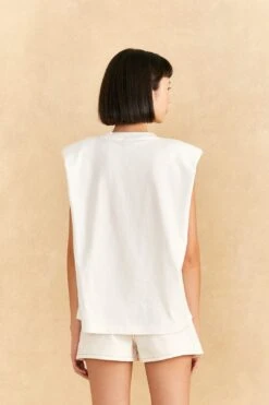 Farm Rio Nature Is The Future Embroidered Organic Cotton T-Shirt -Perfect Top Shop 313563 04