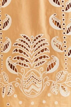 Farm Rio Sand Richelieu Sleeveless Midi Dress 11 Farm Rio Sand Richelieu Sleeveless Midi Dress -Perfect Top Shop 313594 05