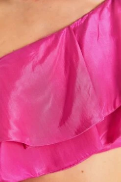 Farm Rio Dark Pink Marocaine Ruffle Top -Perfect Top Shop 313616 05