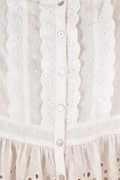 Farm Rio Off-White Laces Blouse -Perfect Top Shop 313617 03