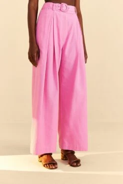 Farm Rio Pink Tailored Pants -Perfect Top Shop 313627 03