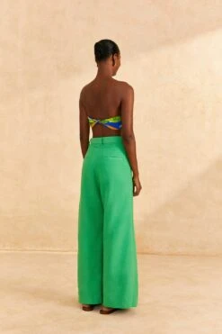 Farm Rio Bright Green Tailored Pants -Perfect Top Shop 313628 04