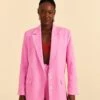 Farm Rio Pink Blazer -Perfect Top Shop 313633 01