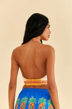 Farm Rio Off-White Vivid Garden Top -Perfect Top Shop 313675 04