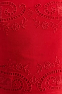 Farm Rio Red Lace Blouse -Perfect Top Shop 313682 05