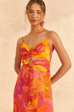 Farm Rio Summer Garden Ombre Lenzing™ Ecovero™ Viscose Midi Dress 10 Farm Rio Summer Garden Ombre Lenzing™ Ecovero™ Viscose Midi Dress -Perfect Top Shop 313684 03