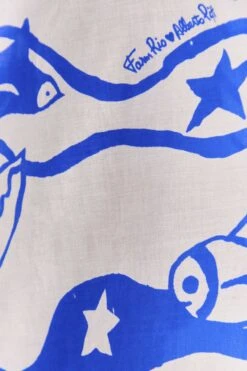 Farm Rio Off-White Pitta Waves Smocked Blouse 12 Farm Rio Off-White Pitta Waves Smocked Blouse -Perfect Top Shop 314085 05