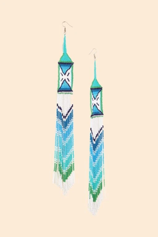 Farm Rio Yawanawa Maxi Beaded Earrings 8 Farm Rio Yawanawa Maxi Beaded Earrings -Perfect Top Shop 314284 01