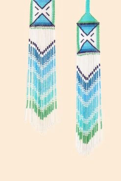 Farm Rio Yawanawa Maxi Beaded Earrings -Perfect Top Shop 314284 02