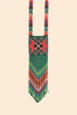 Farm Rio Yawanawa Maxi Beaded Necklace 6 Farm Rio Yawanawa Maxi Beaded Necklace -Perfect Top Shop 314285 02