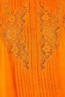 Farm Rio Orange Lace Blouse -Perfect Top Shop 314469 05