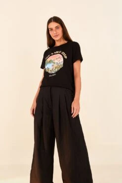 Farm Rio Black Low Waist Pants 11 Farm Rio Black Low Waist Pants -Perfect Top Shop 314509 04