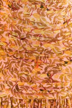 Farm Rio Light Pink Star Fruit Midi Dress -Perfect Top Shop 316415 05