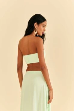 Farm Rio Mint Sleeveless Crop Top -Perfect Top Shop 316420 04