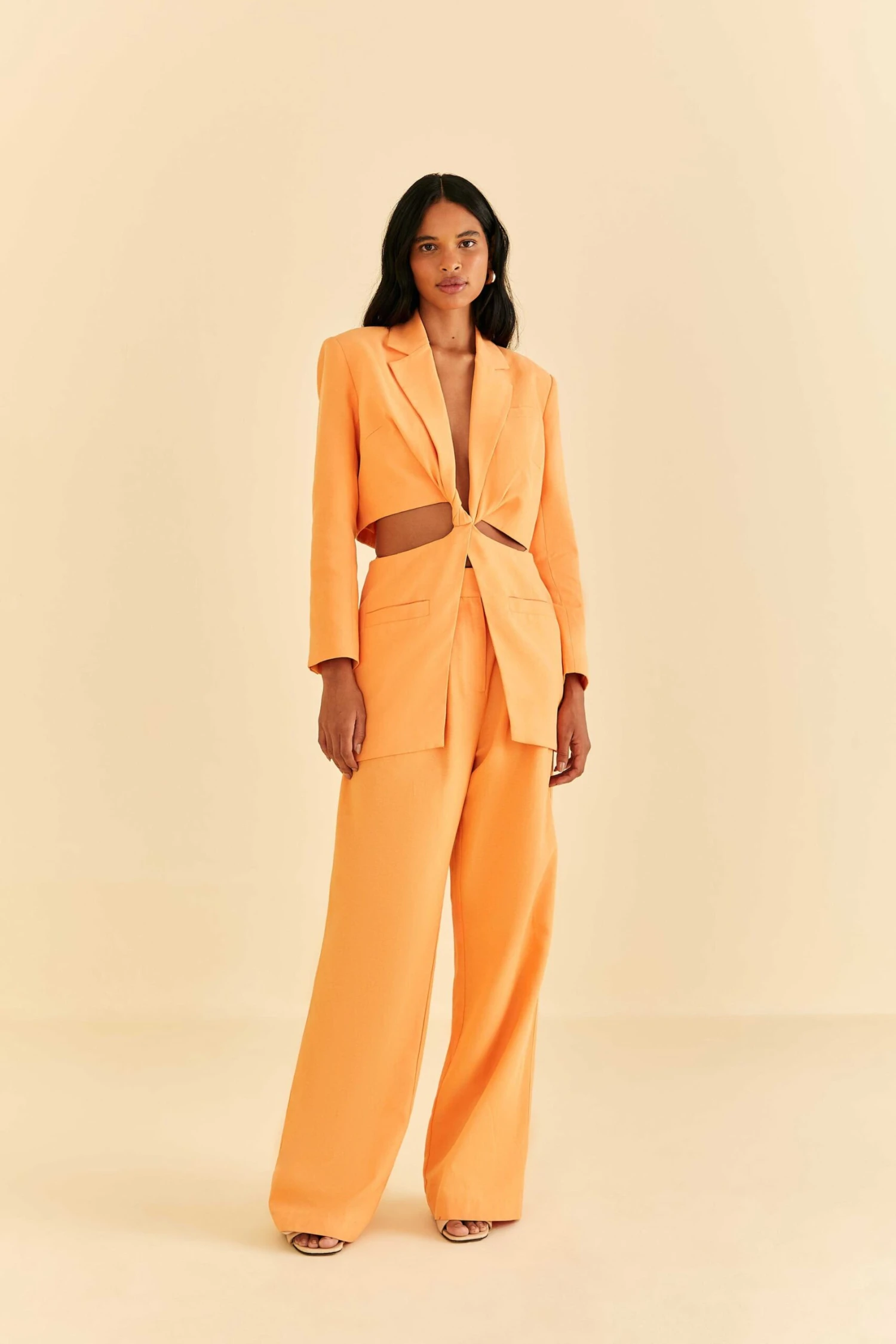 Farm Rio Peach Cut Out Blazer 4 Farm Rio Peach Cut Out Blazer - Image 2