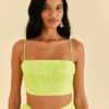 Farm Rio Lime Sleeveless Crop Top 2 Farm Rio Lime Sleeveless Crop Top -Perfect Top Shop 317225 01