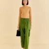 Farm Rio Green Organic Cotton Cargo Pants -Perfect Top Shop 318182 01