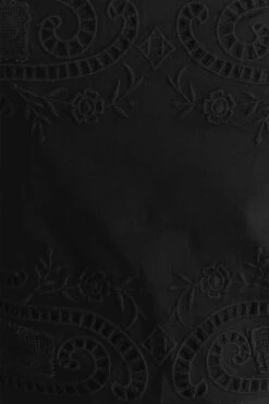 Farm Rio Black Embroidered Blouse -Perfect Top Shop 318256 04