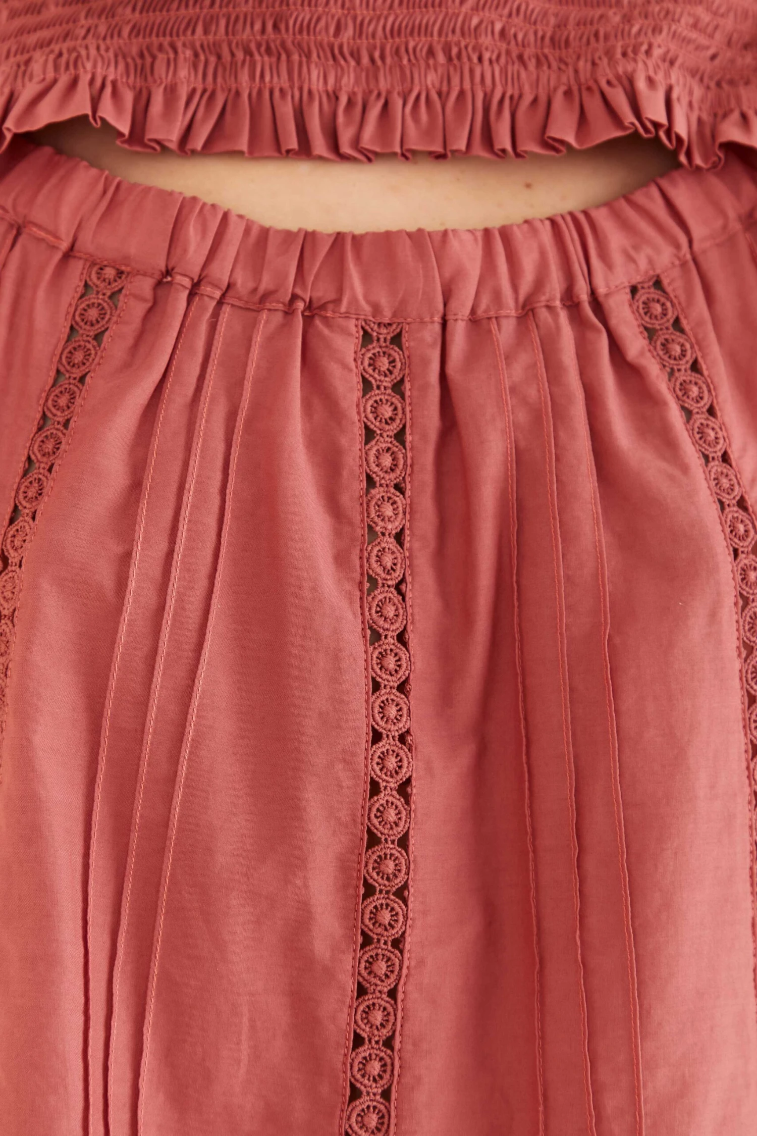 Farm Rio Blush Ruffles Blouse 8 Farm Rio Blush Ruffles Blouse - Image 6