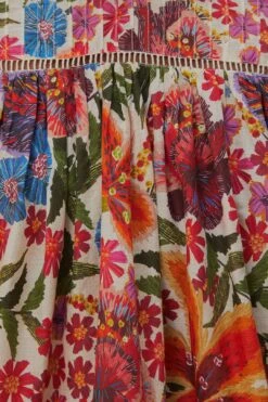 Farm Rio Off-White Tropical Yard Blouse -Perfect Top Shop 320269 06