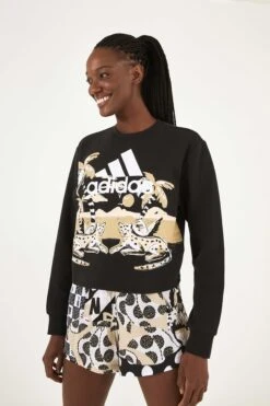 Perfect Top Shop 38 ADIDAS FARM TOTALLY NEW RIO SWEATER BLACK