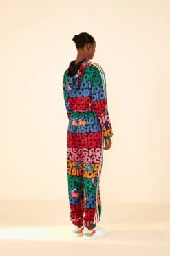 Farm Rio Adidas Farm Trackpants Black -Perfect Top Shop HS1181 03