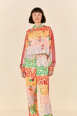 Farm Rio Adidas Farm Trackpants Pearl Citrine -Perfect Top Shop HS1182 04