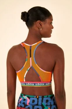 Farm Rio Farm Medium-Support Bra Bold Green / Better Scarlet -Perfect Top Shop HS1187 03