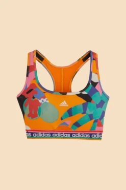 Farm Rio Farm Medium-Support Bra Bold Green / Better Scarlet -Perfect Top Shop HS1187 06