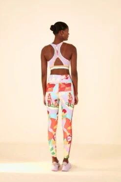 Farm Rio Adidas Farm Medium-Support Bra Gold -Perfect Top Shop HS1188 04