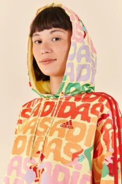Farm Rio Adidas Farm Hoodie Pearl Citrine 10 Farm Rio Adidas Farm Hoodie Pearl Citrine -Perfect Top Shop HS1196 03