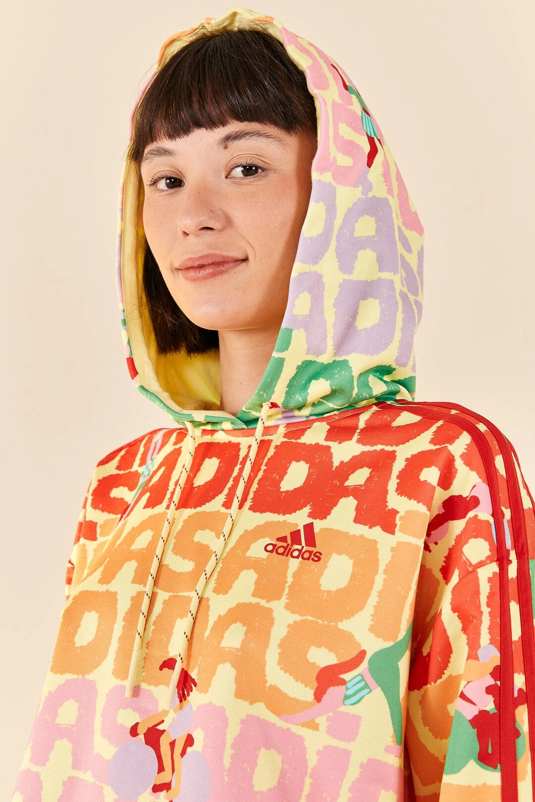 Farm Rio Adidas Farm Hoodie Pearl Citrine 5 Farm Rio Adidas Farm Hoodie Pearl Citrine - Image 3