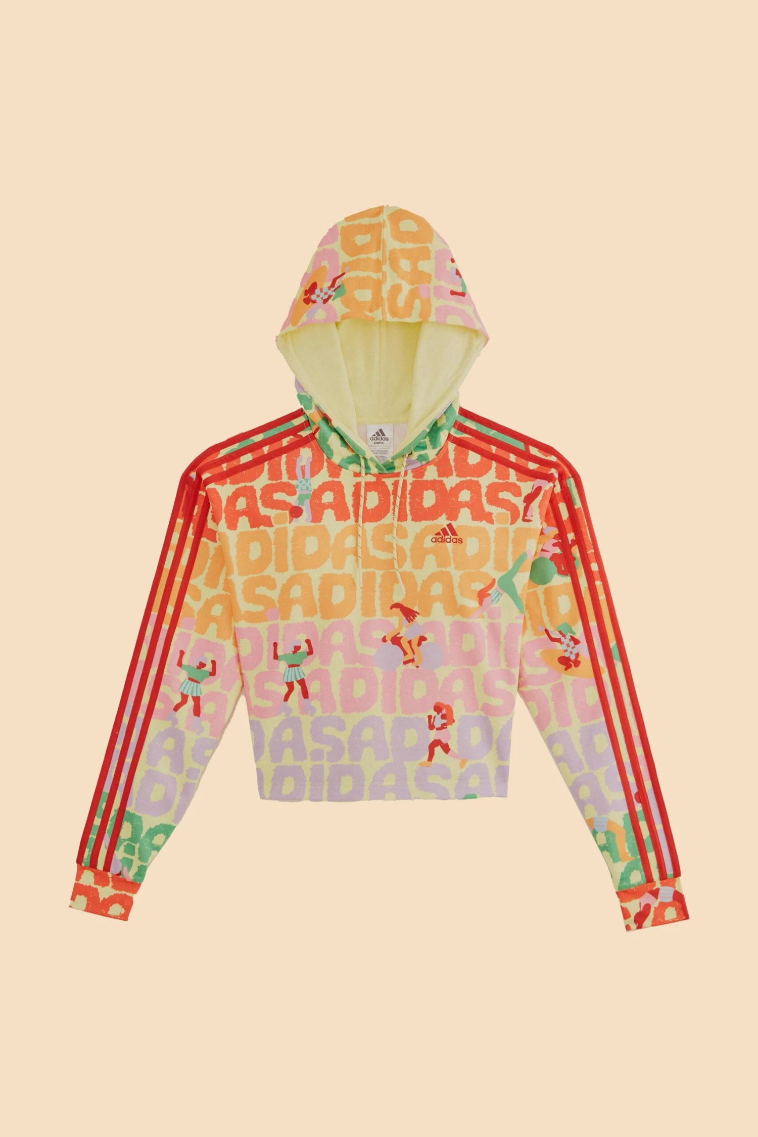 Farm Rio Adidas Farm Hoodie Pearl Citrine 8 Farm Rio Adidas Farm Hoodie Pearl Citrine - Image 6