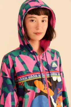 Farm Rio Adidas Farm Jacket Green -Perfect Top Shop HS1205 03