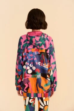 Farm Rio Adidas Farm Jacket Green -Perfect Top Shop HS1205 04